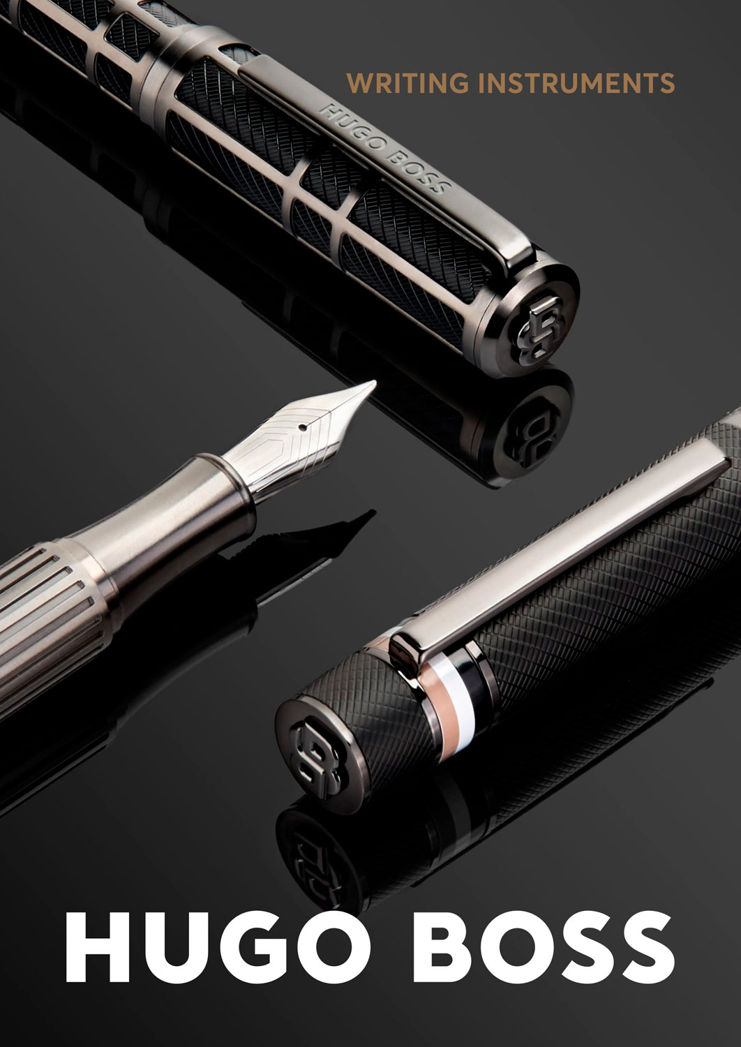 Okładka katalogu artykułów piśmienniczych i akcesoriów Hugo Boss