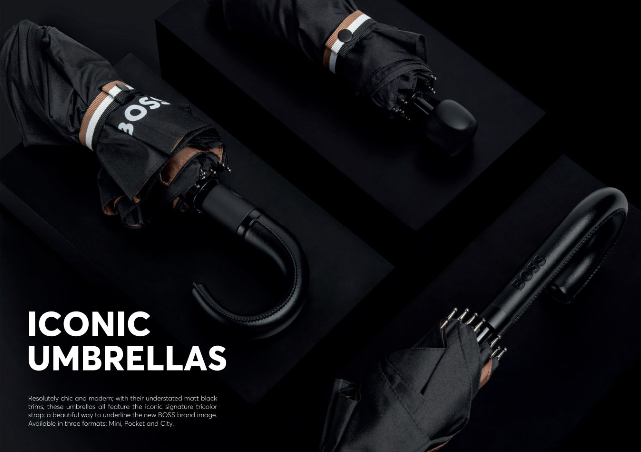 Parasole premium Hugo Boss z kolekcji Iconic Umbrellas