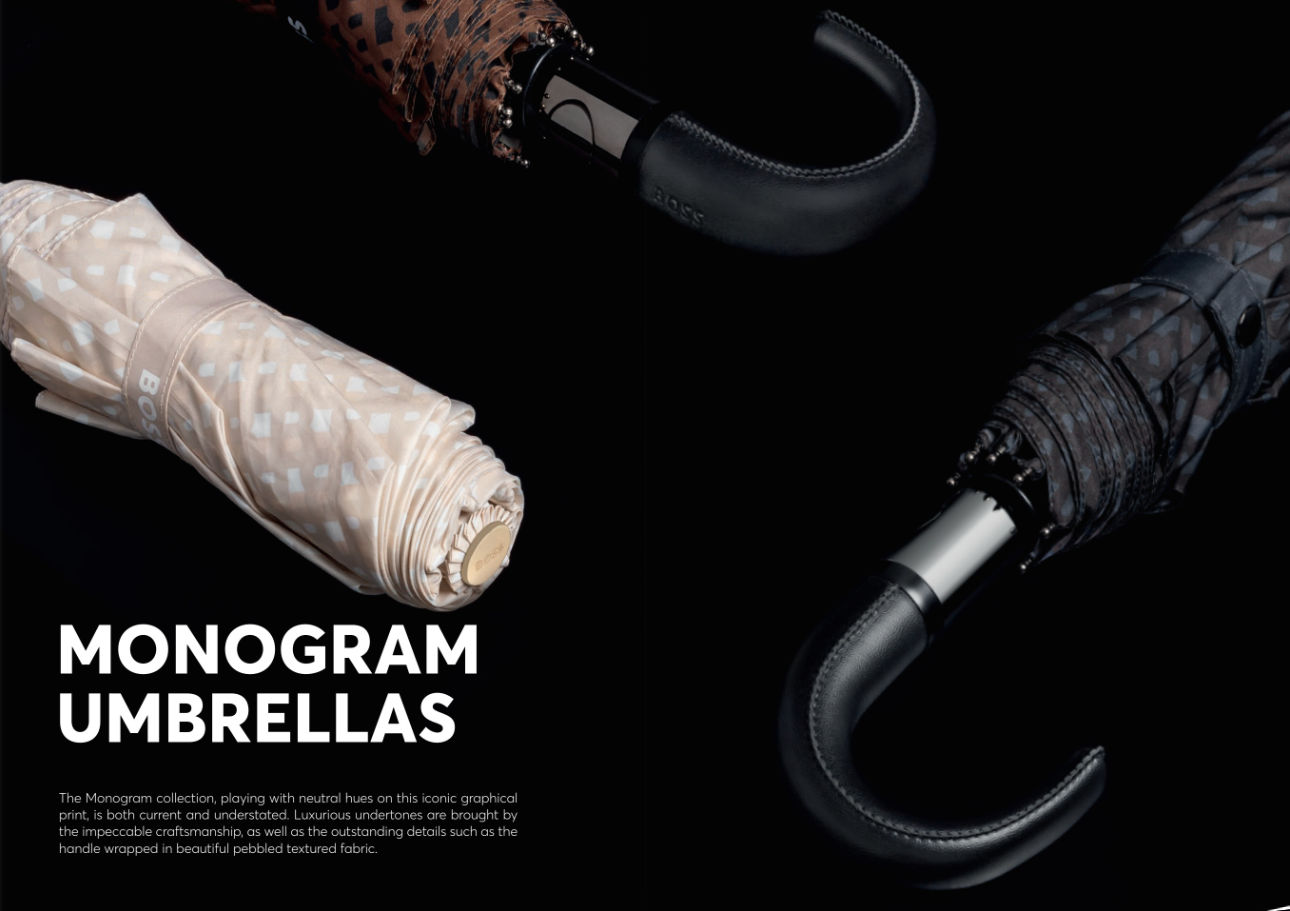 Parasole premium Hugo Boss z kolekcji Monogram Umbrellas