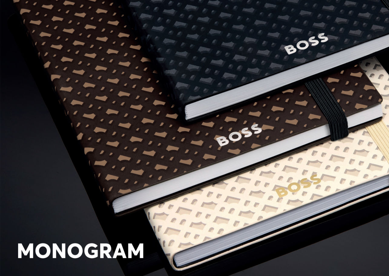 Notatniki premium Hugo Boss z serii Monogram